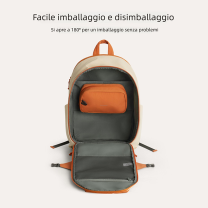 Zaino da viaggio Soar 25L con apertura a 180° – Set completo