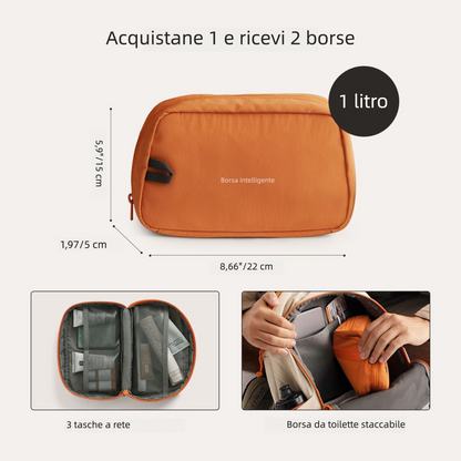 Zaino da viaggio Soar 25L con apertura a 180° – Set completo