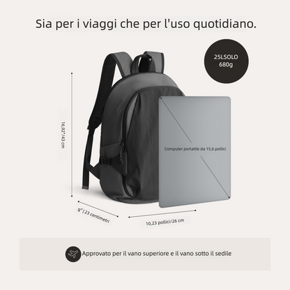 Zaino da viaggio Soar 25L con apertura a 180° – Set completo