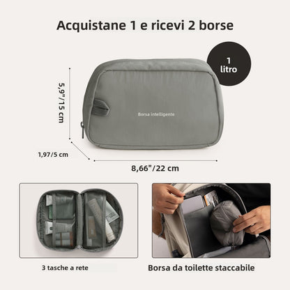 Zaino da viaggio Soar 25L con apertura a 180° – Set completo