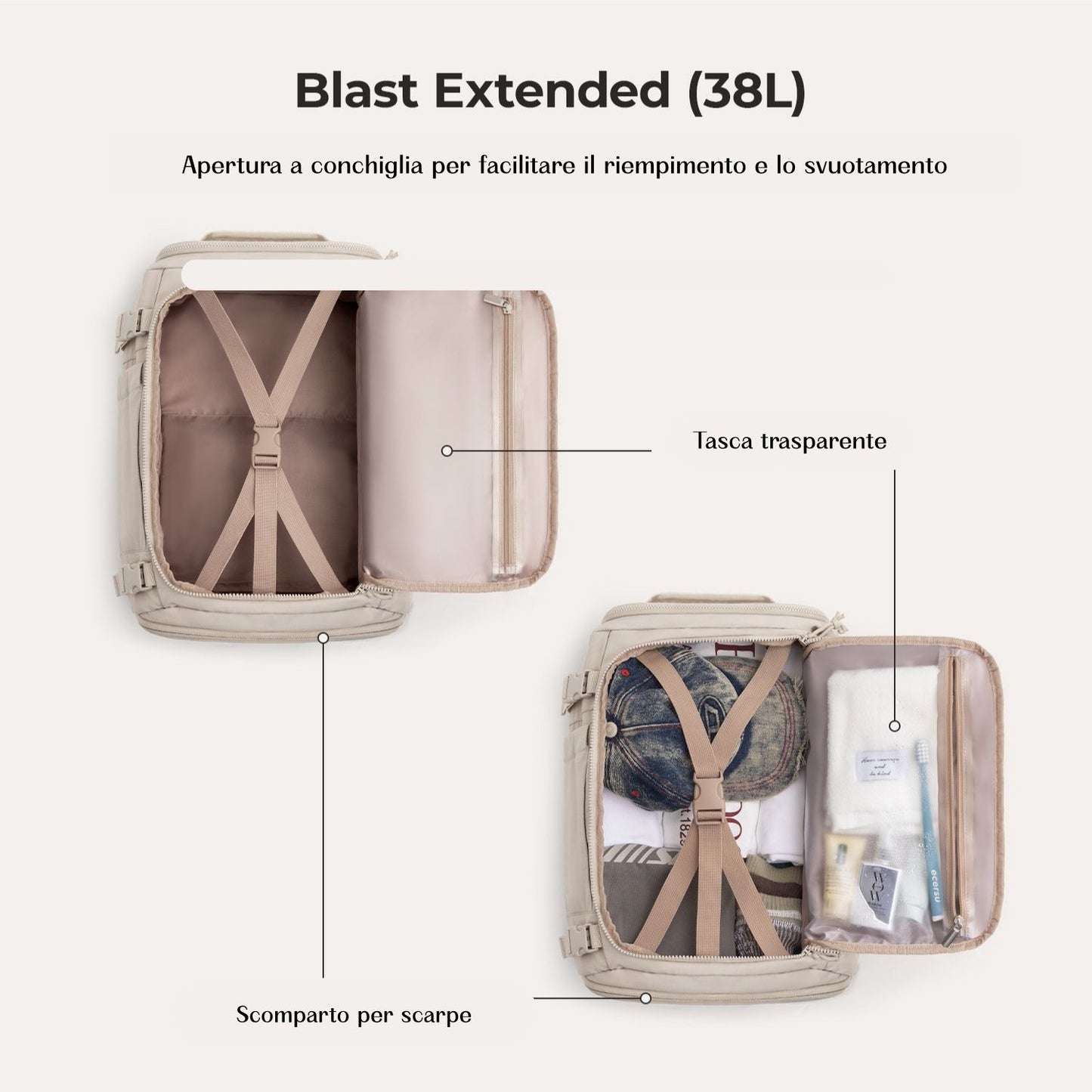 Zaino da viaggio Blast