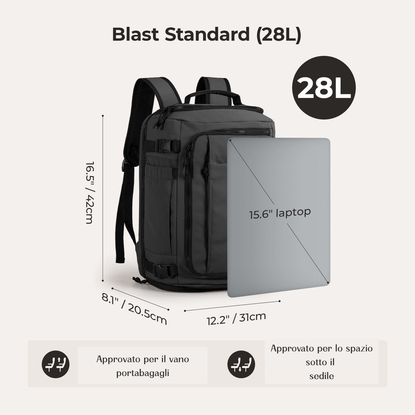 Zaino da viaggio Blast