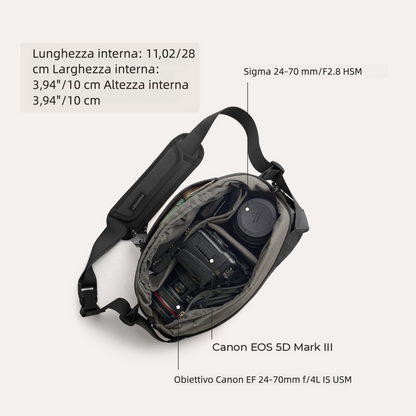 Soar 6L – Camera Sling con supporto per treppiede