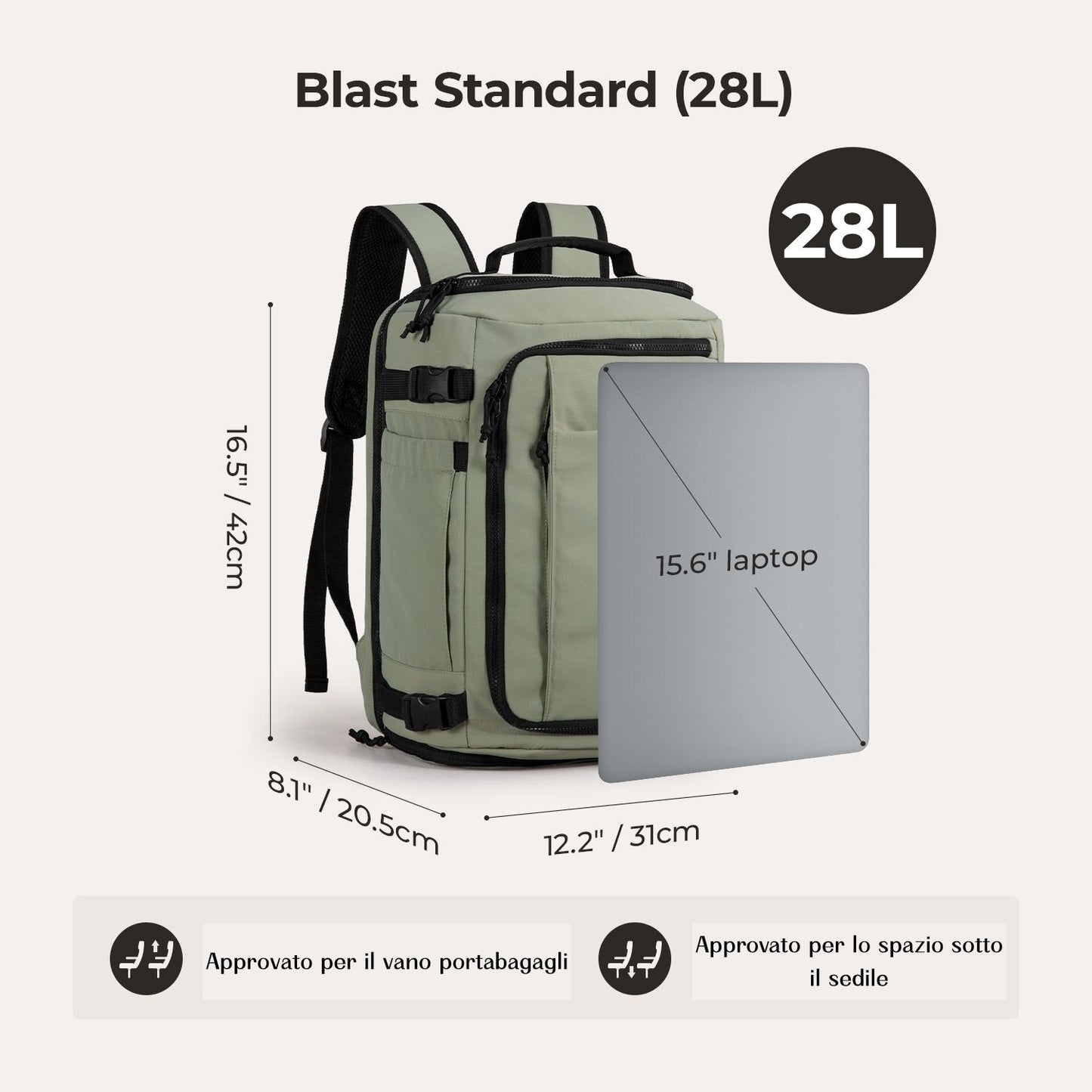 Zaino da viaggio Blast