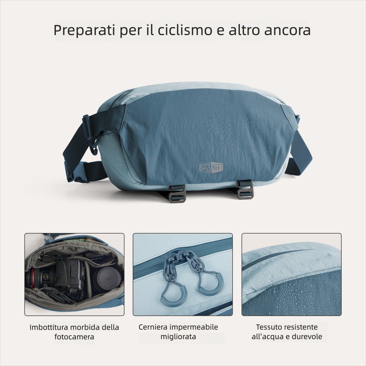 Soar 6L – Camera Sling con supporto per treppiede