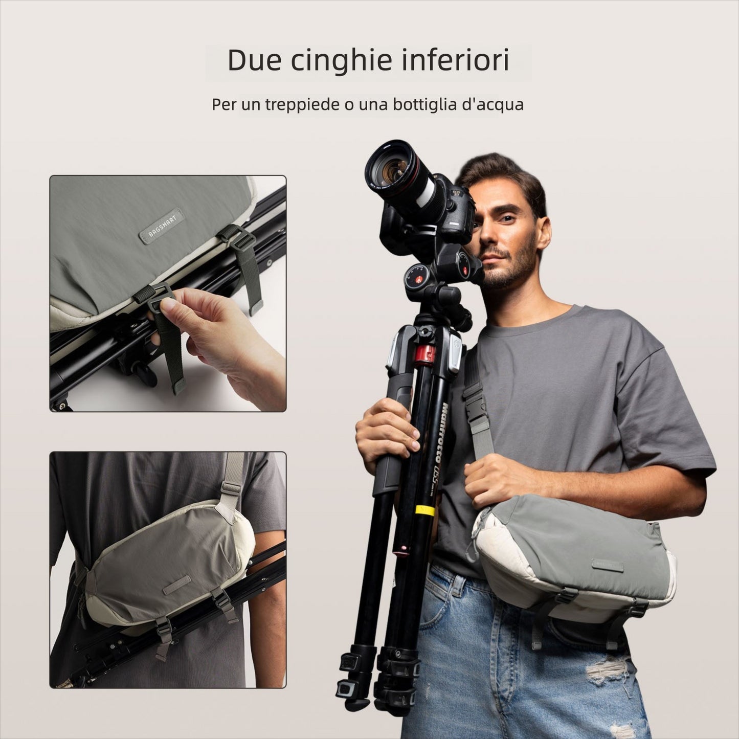 Soar 6L – Camera Sling con supporto per treppiede