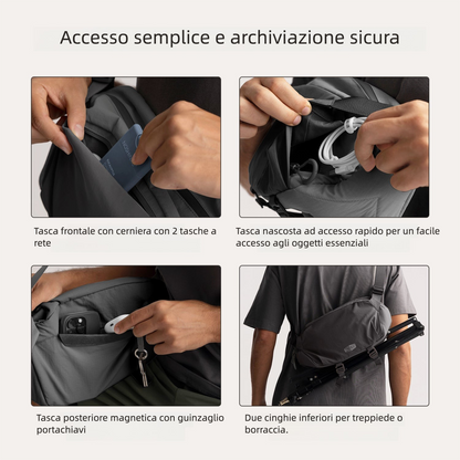 Soar 6L – Camera Sling con supporto per treppiede