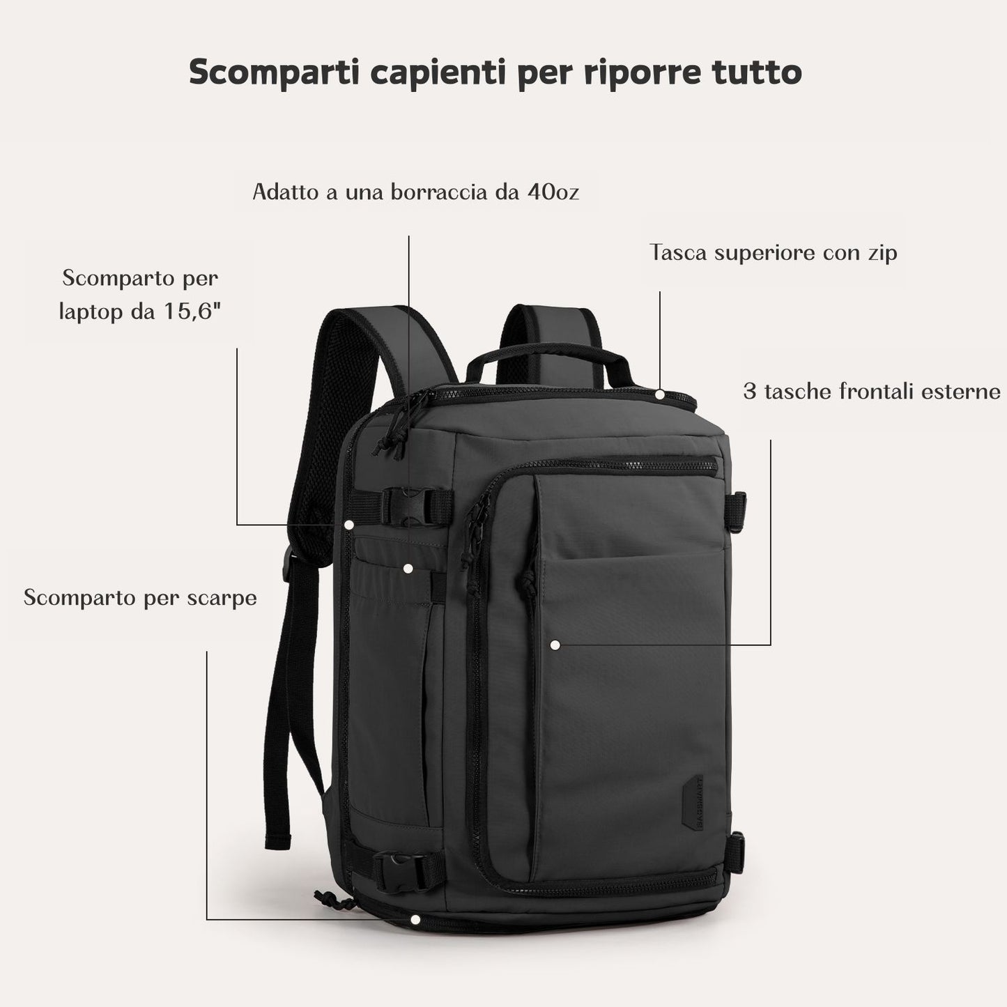 Zaino da viaggio Blast