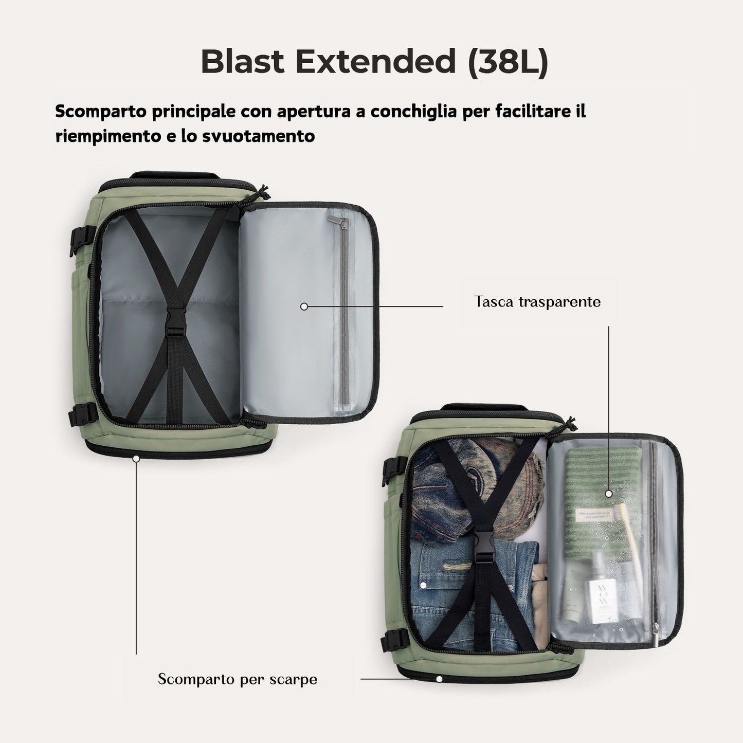 Zaino da viaggio Blast