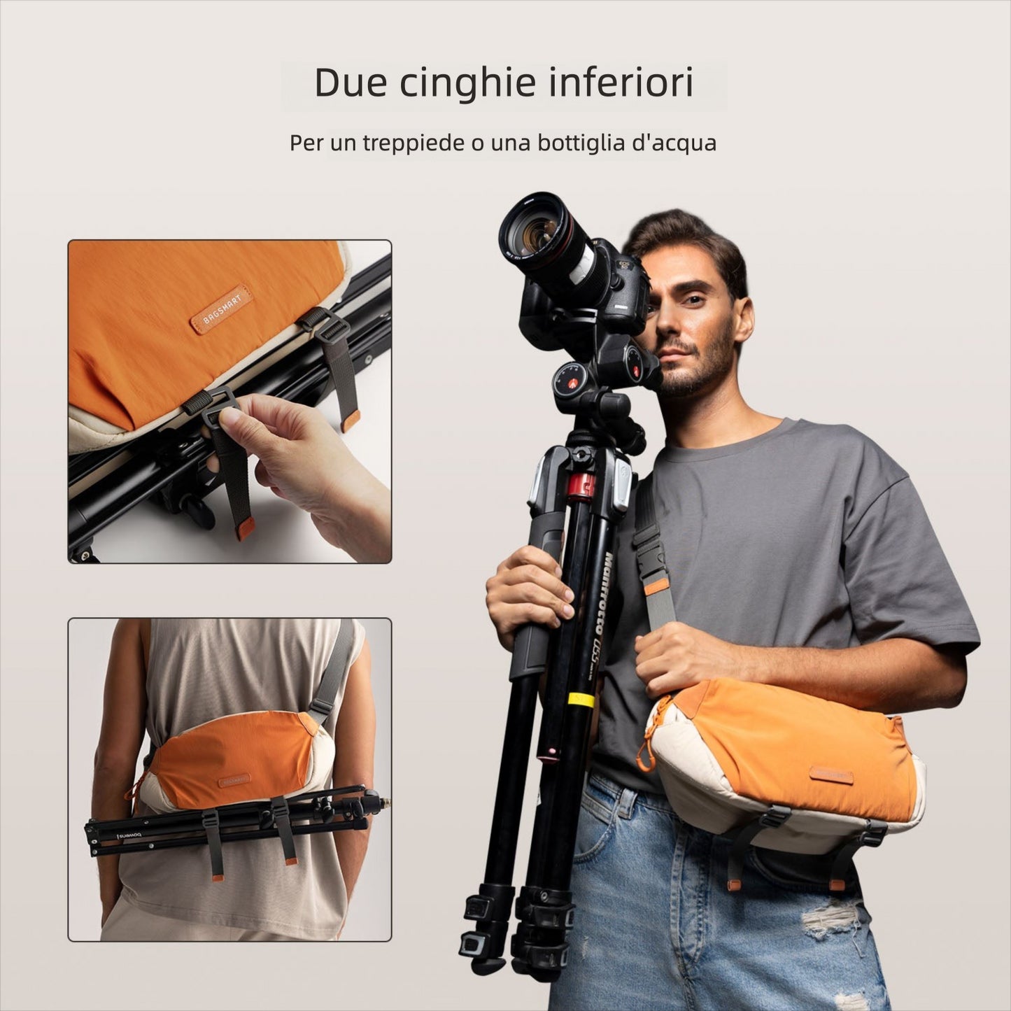 Soar 6L – Camera Sling con supporto per treppiede