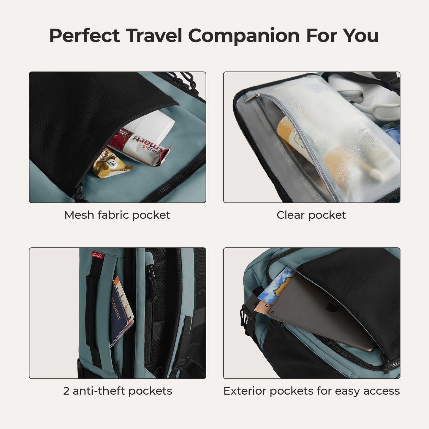 Zaino da Viaggio Blast Mesh