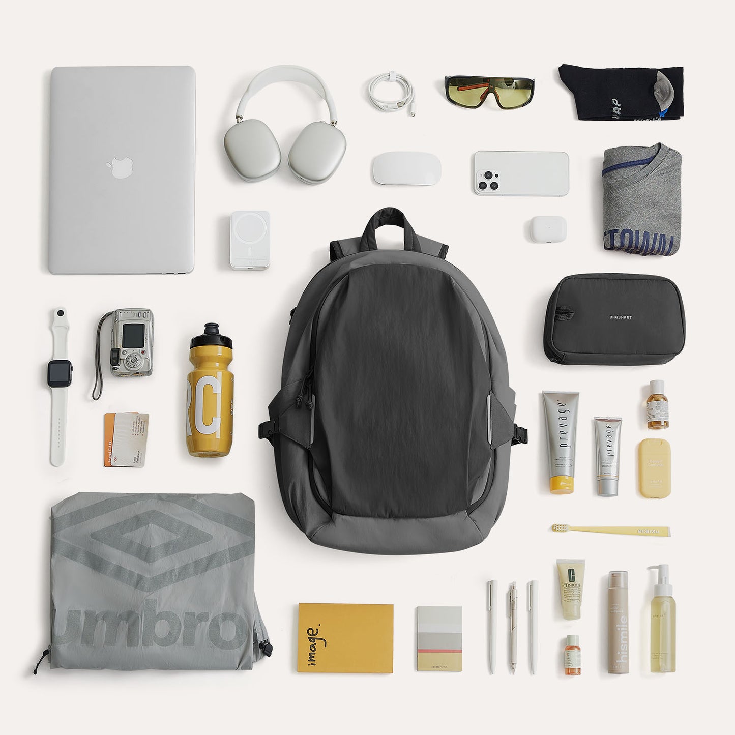 Zaino da viaggio Soar 25L con apertura a 180° – Set completo