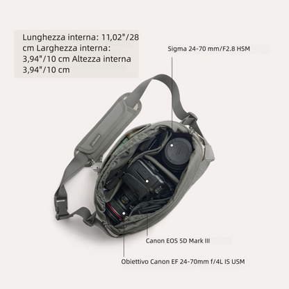 Soar 6L – Camera Sling con supporto per treppiede
